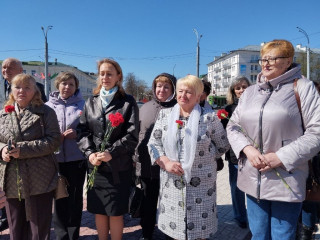 Чествование участников ликвидации последствий катастрофы на ЧАЭС в Гомеле